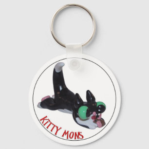 Kitty Mon und seine Maus eine Schlüsselkette Schlüsselanhänger