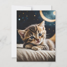 Kitty Moonlight Postkarte