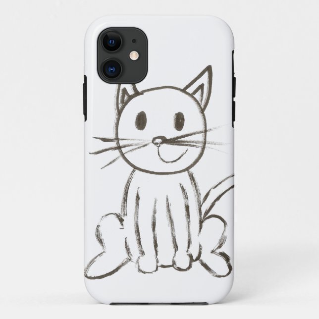 Kitty Peint iPhone 5 Coque (Dos)