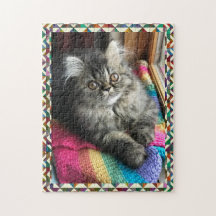 Kitty Quilter Tabletop Herausforderung Jigsaw Puzz