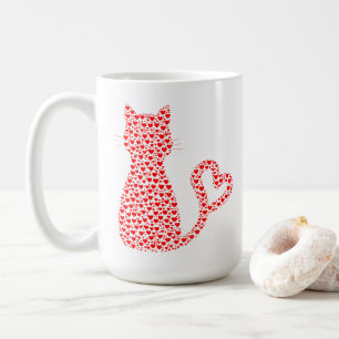 Kitty Red Heart Liebe Kaffee Tasse