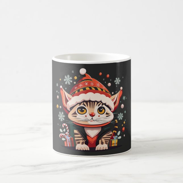 Kitty Santa Claus Tasse (Mittel)