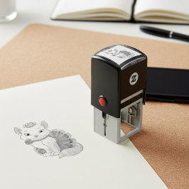 Kitty Self-Inking Briefmarke Permastempel