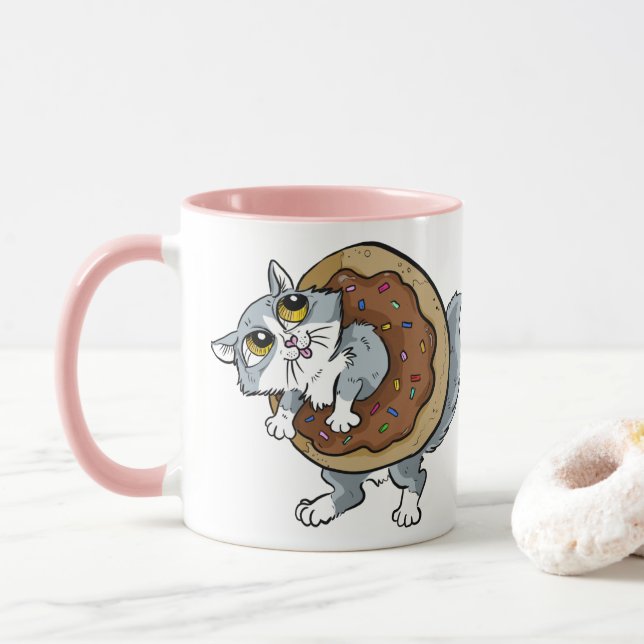Kitty Sweet Donut Tasse (Mit Donut)