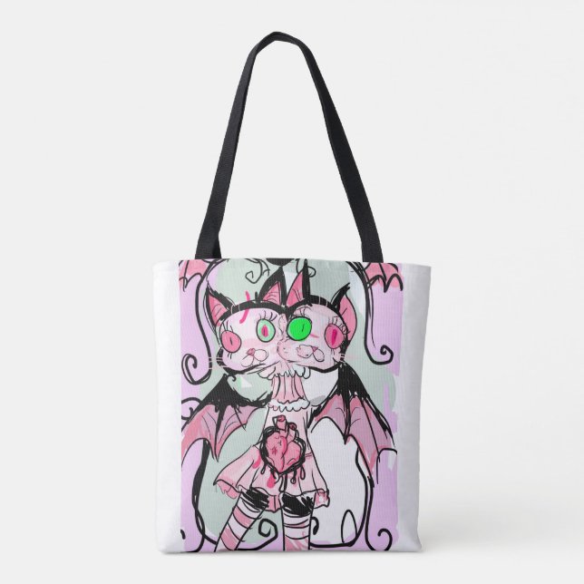 Kitty-Totbag  Tasche (Rückseite)