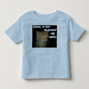 Kitty "TYP STOP BLOWIN' MY MIND" Kleinkind T-Shirt