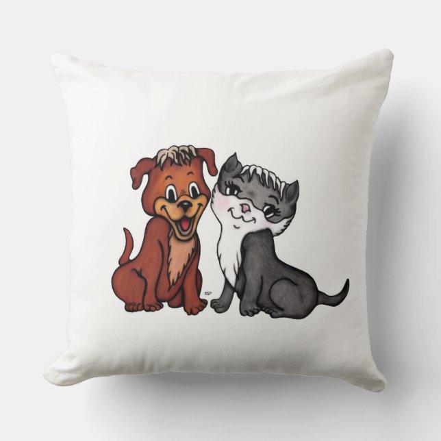 Kitty und Puppy Kissen (Vorderseite)