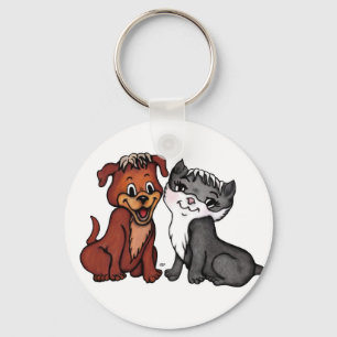 Kitty und Puppy Schlüsselanhänger