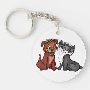 Kitty und Puppy Schlüsselanhänger