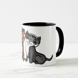 Kitty und Puppy Tasse