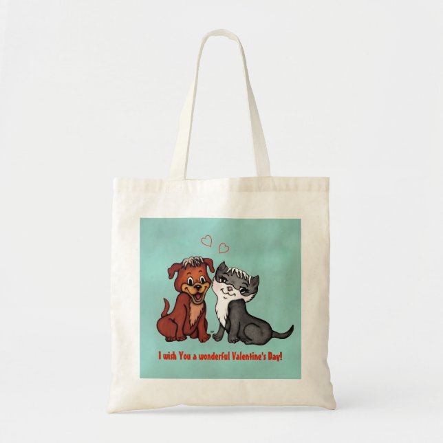 Kitty und Puppy Tragetasche (Vorne)