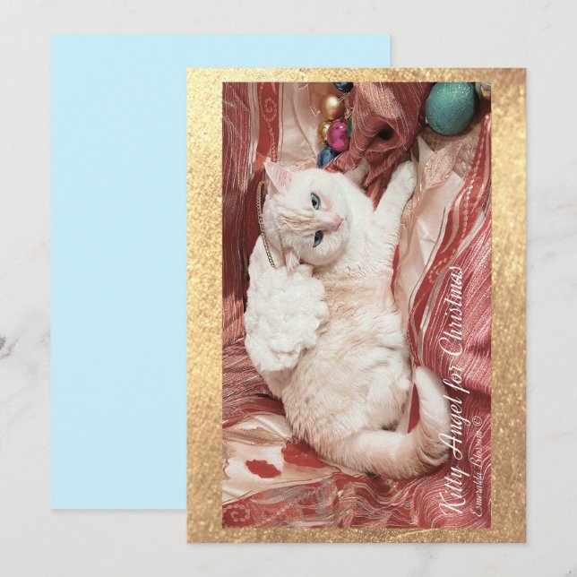 Kitty zu Weihnachten Ankündigung (Vorne/Hinten)