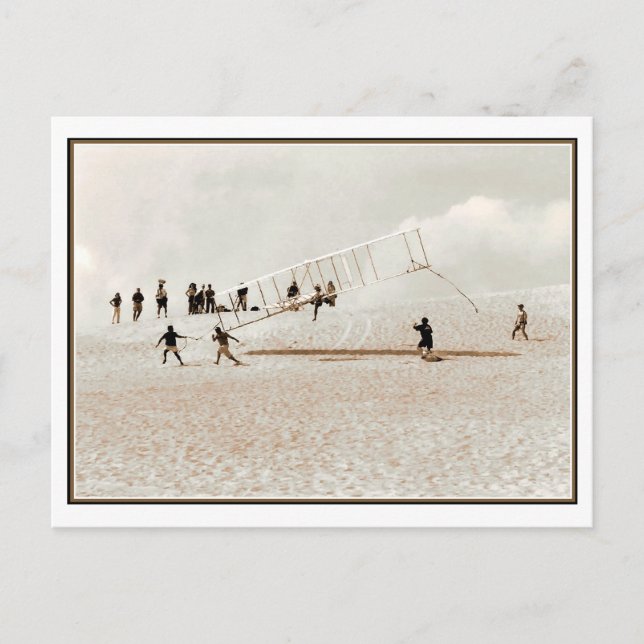 Kittyhawk Practice Flight Postkarte (Vorderseite)