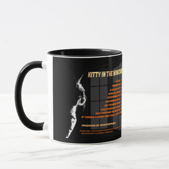 KittyInTheWindow - Kaskadierende Verminderung - TA Tasse (Links)