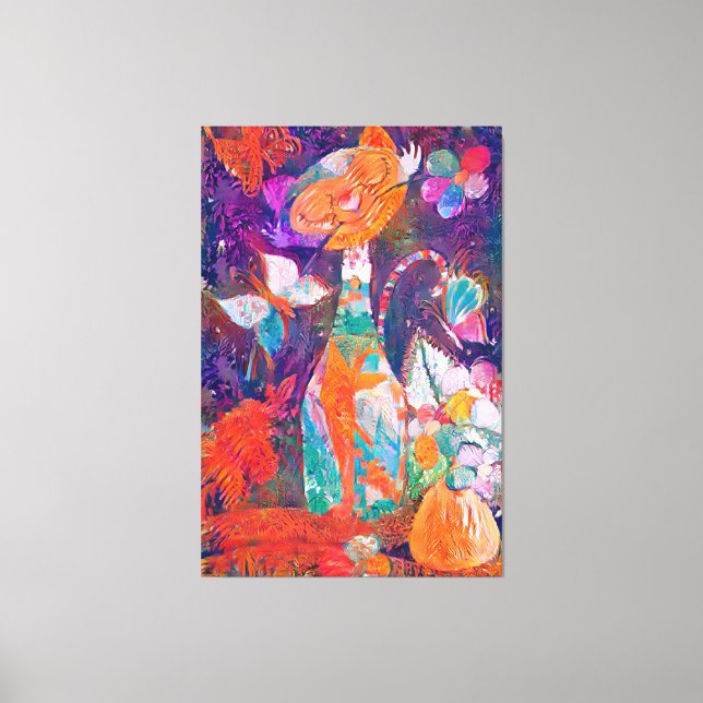 KittyQ Acrylic Leinwanddruck (Vorderseite)