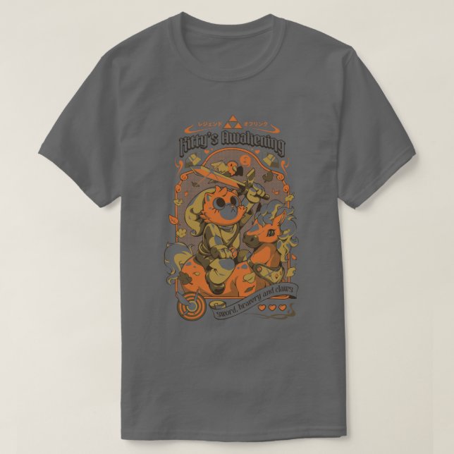 Kittys Awakening T-Shirt (Design vorne)