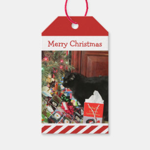 Kitty's Christmas présente des étiquettes cadeaux