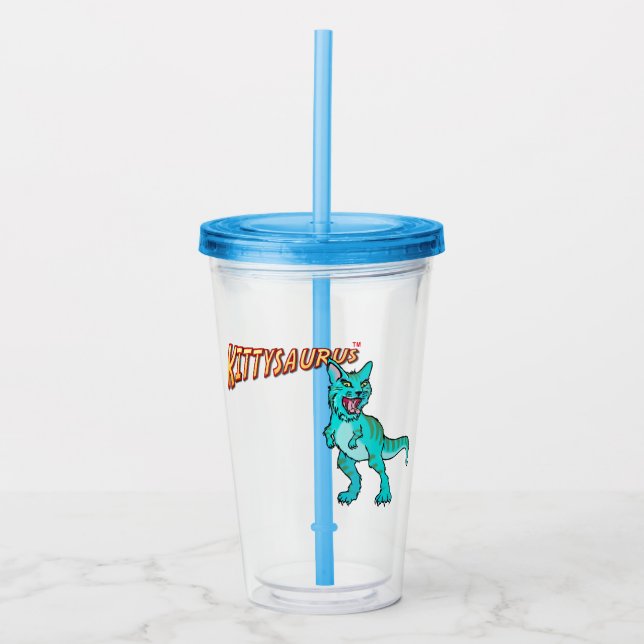 KITTYSAURUS™ PLASTIC CUP ACRYLTRINKBECHER (Vorderseite)