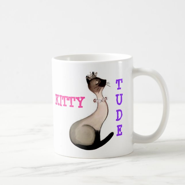 KittyTude-Tasse Kaffeetasse (Rechts)