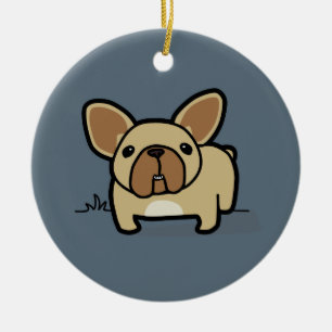 Kitz Frenchie Keramik Ornament