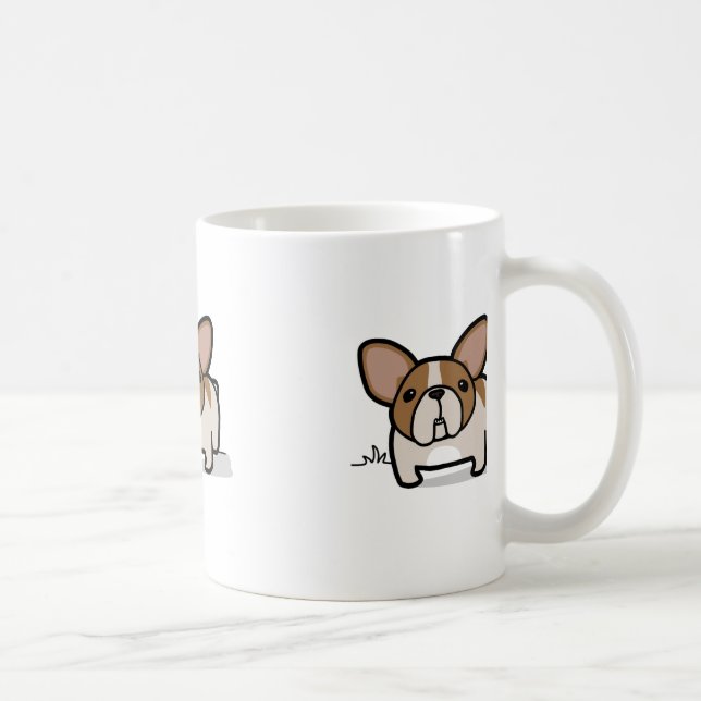 Kitz geschecktes Frenchie Kaffeetasse (Rechts)
