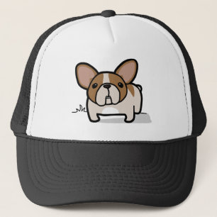 Kitz geschecktes Frenchie Truckerkappe