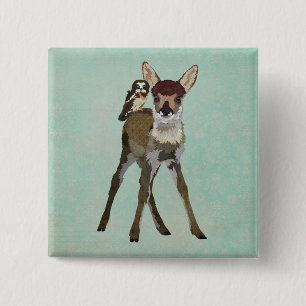 Kitz-u. Eulen-Knopf Button