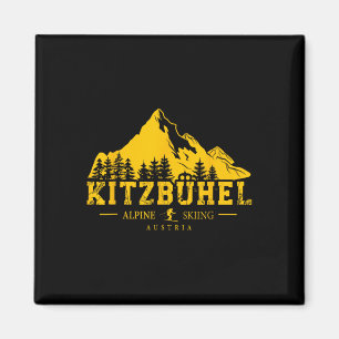 Kitzbühel Austria Ski Resort Alpin Skifahren Öster Magnet