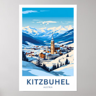 Kitzbuhel Austria Travel Print Poster