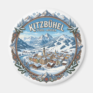 Kitzbühel Österreich Reise Geschenk Magnet