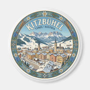 Kitzbühel Österreich Reise Souvenir Magnet