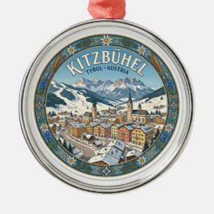 Kitzbühel Österreich Reise Souvenir Ornament Aus Metall