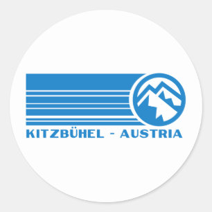 Kitzbuhel Österreich Runder Aufkleber