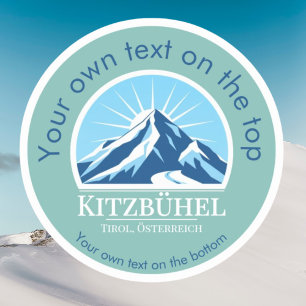 Kitzbühel Tirol Österreich Skigebiet Österreich Aufkleber
