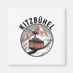 Kitzbühel Winter Ski-Abenteuer Alpenflucht _10 Magnet