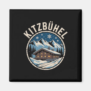 Kitzbühel Winter Ski-Abenteuer Alpenflucht Magnet