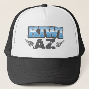 Kiwi az im Blau und im Silber Truckerkappe
