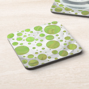 Kiwi Bash Green Polka Dot Untersetzer