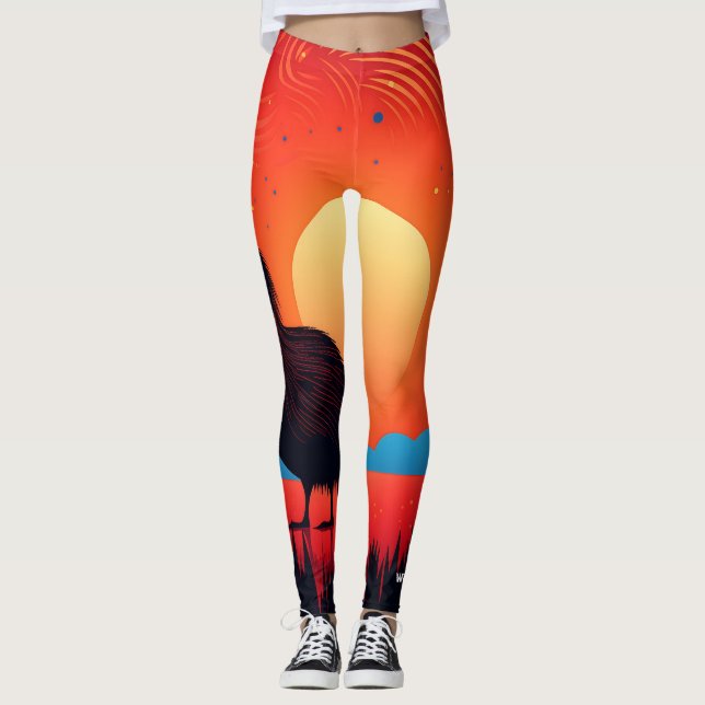 Kiwi Bird bei Twilight Leggings (Vorderseite)