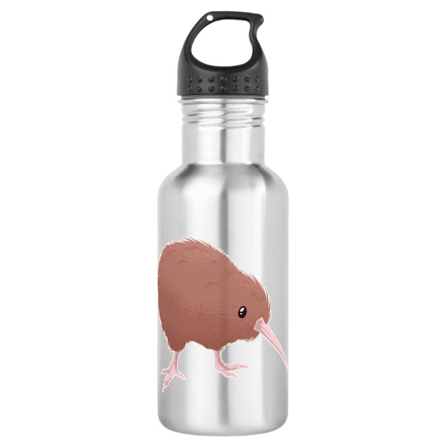 Kiwi Bird Edelstahlflasche (Vorderseite)