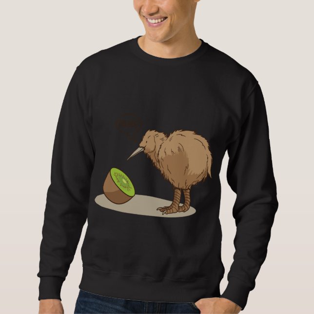 Kiwi Bird Frucht Neuseeland Mama Fun Sweatshirt (Vorderseite)