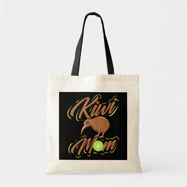 Kiwi Bird Mama Neuseeland Kiwi Tragetasche (Vorne)