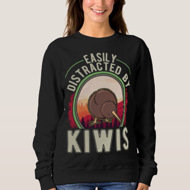 Kiwi Bird Neu Zealand Bird Kiwi Sweatshirt (Vorderseite)