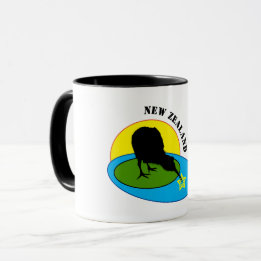 Kiwi Bird & New Zealand Tea / Café Mug