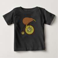 Kiwi Bird Riding Bicycle