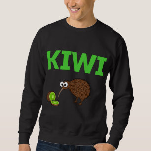 Kiwi Bird und Frucht Funny Niedlich Neuseeland Bir Sweatshirt