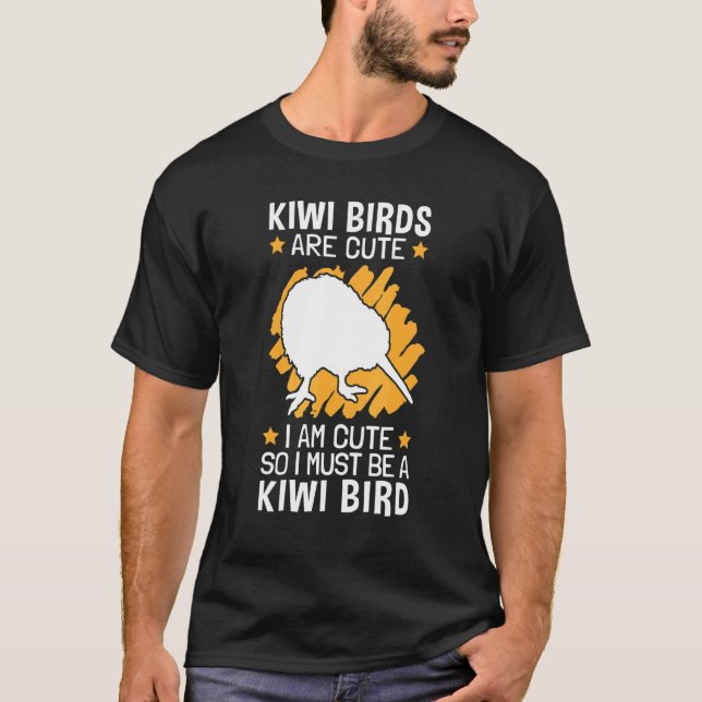 Kiwi Birds sind Niedliche neuseeländische Kiwi T-Shirt (Vorderseite)