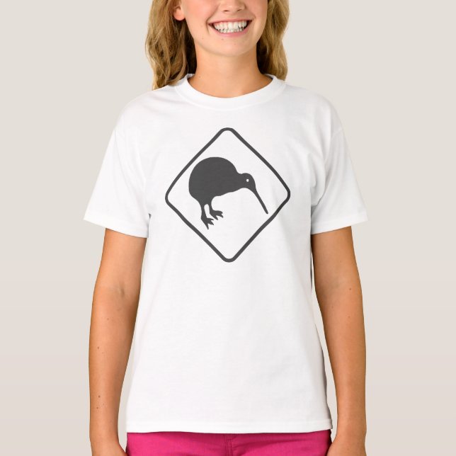 Kiwi Crossing Kids Shirt (Vorderseite)