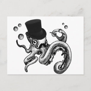 Kiwi, der Extravagante Oktopus Postkarte