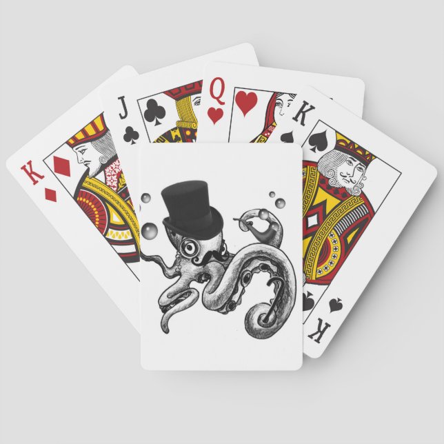 Kiwi, der Extravagante Oktopus Spielkarten (Rückseite)